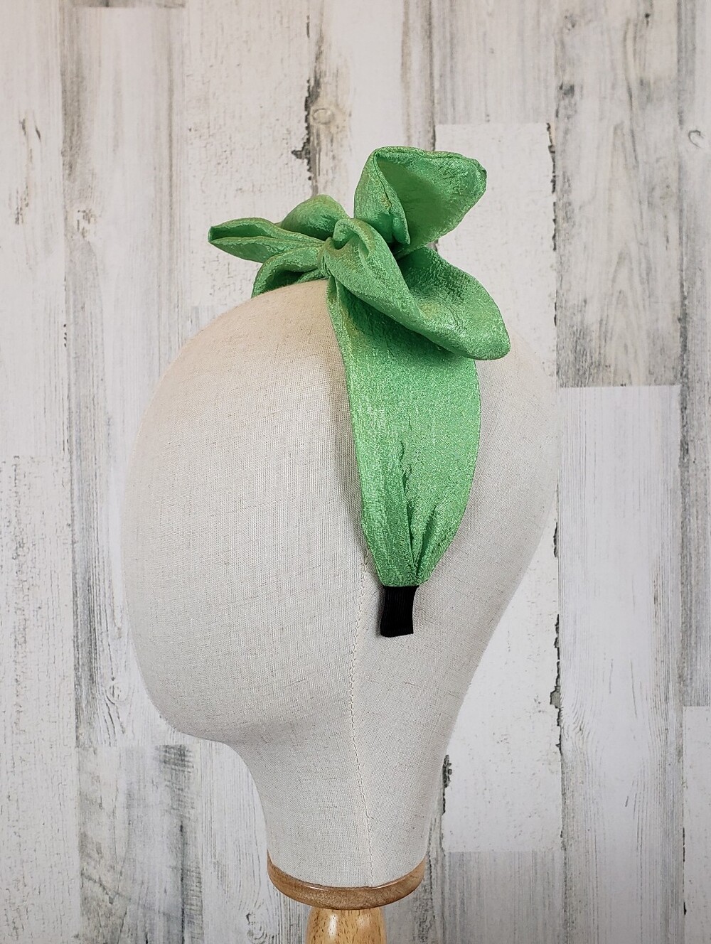 Green Bow Headband - Women's Fashion Accessory